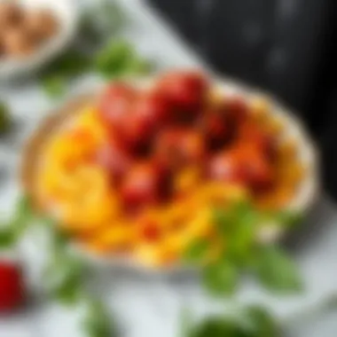 A plate of sambali ready to be served