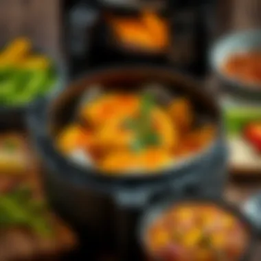Airfryer showcasing its versatility with various recipes