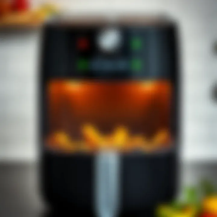 User-friendly interface of an airfryer