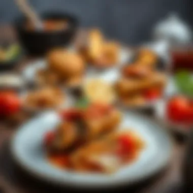 Various creative presentations of Altın Sis Kebap reflecting modern culinary art.