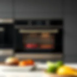 Elegant built-in oven design enhancing kitchen decor