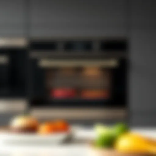 Elegant built-in oven design enhancing kitchen decor