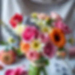 A beautiful bouquet of flowers symbolizing love and appreciation for mothers.