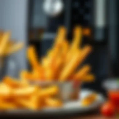Perfectly Crispy Fries in Arzum Airfryer Golden brown crispy fries