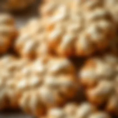 Freshly Baked Almond Flour Cookies Glazed to Perfection Close-up of freshly baked almond cookies with a hint of glaze