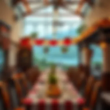 Charming Ambiance of Batikent's Rakı-Balık Dining A serene view of a traditional Rakı-Balık restaurant in Batikent, showcasing an inviting atmosphere.