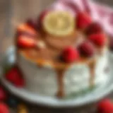 Delicious and healthy baby cake made with natural ingredients