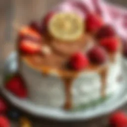 Delicious and healthy baby cake made with natural ingredients