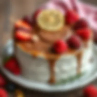 Delicious and healthy baby cake made with natural ingredients