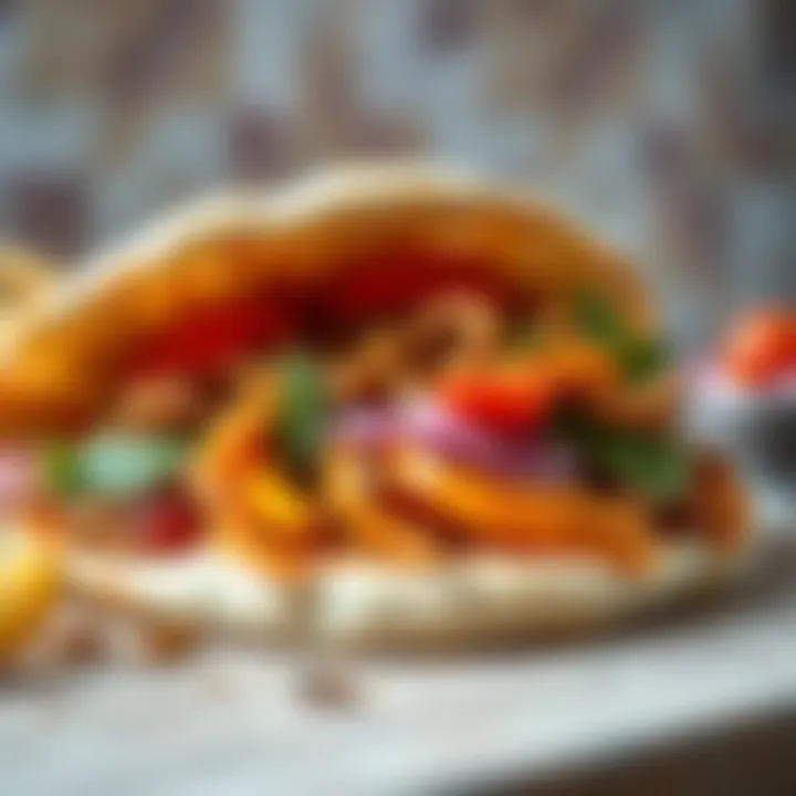 Nutritional Aspects of Bey Döner Nutritional ingredients of Bey Döner highlighted in a creative way.