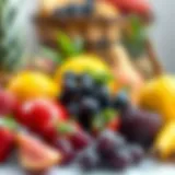 A selection of fresh fruits representing the variety used in BIM fruit juices