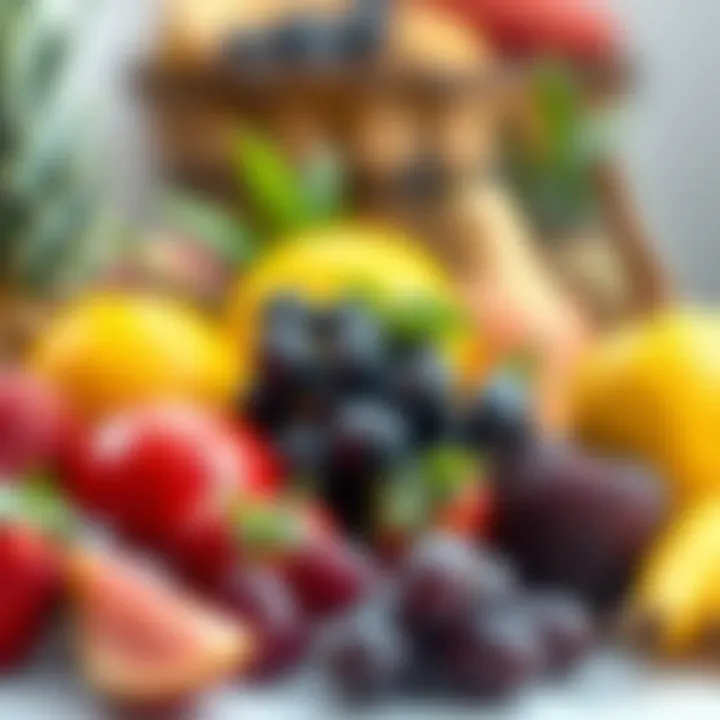 A selection of fresh fruits representing the variety used in BIM fruit juices