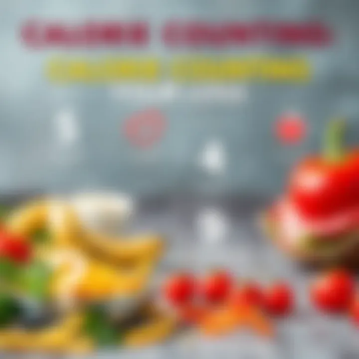 Calorie Counting for Effective Weight Loss Infographic on weight loss and calorie counting