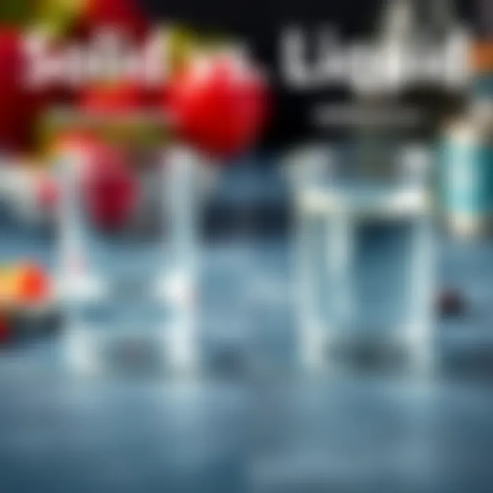 Solid vs Liquid Measurement Differences Infographic explaining solid vs liquid measurements