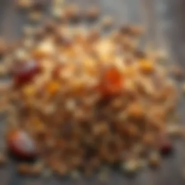 Assorted grains used in brewing