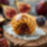 Traditional Turkish cookie with figs