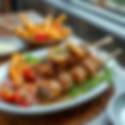 A beautifully plated Bursa Iskender Kebab showcasing rich flavors.