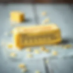 Measurement of butter in tablespoons