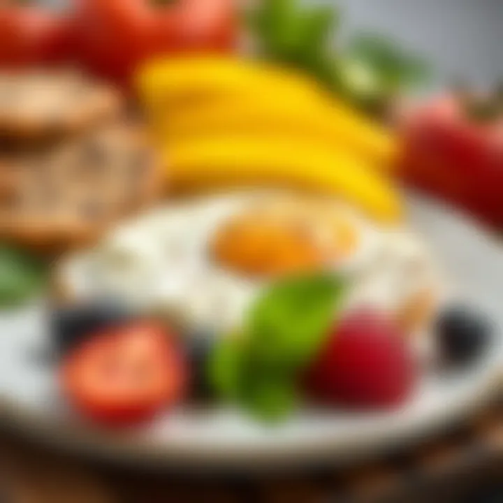 Healthy Breakfast Options A close-up of healthy breakfast options featuring fresh ingredients