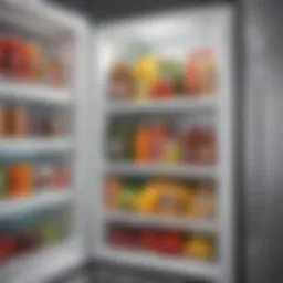 Various types of refrigerator storage containers showcasing organization