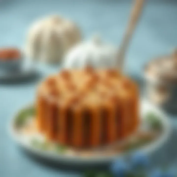 Illustration of material types used in cake molds