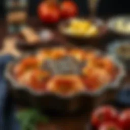 Traditional Cem tava showcasing intricate designs