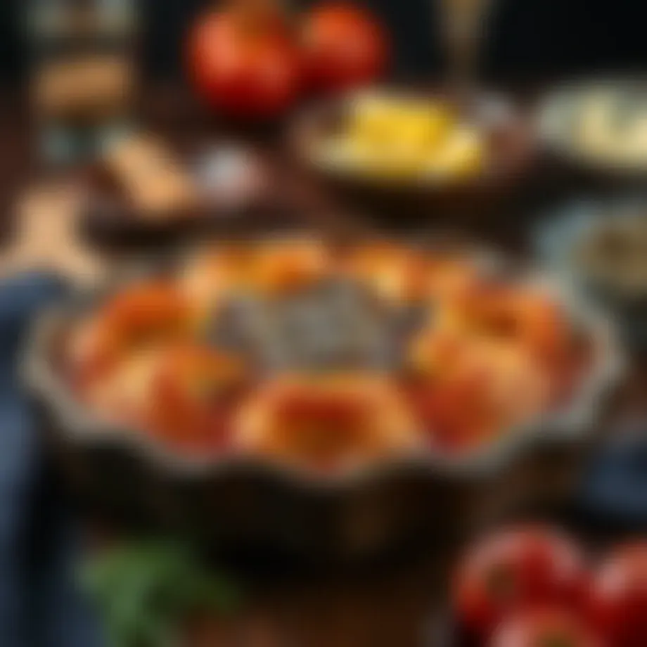 Traditional Cem tava showcasing intricate designs