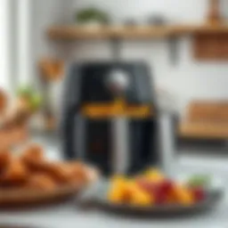 Cosori Airfryer Kırmızı showcasing its sleek design