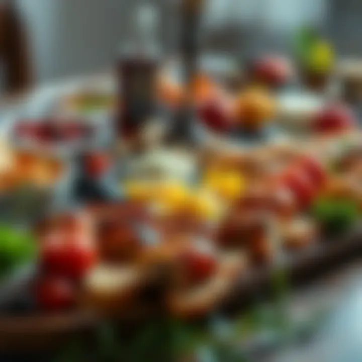 Delicious spread for Ramadan iftar