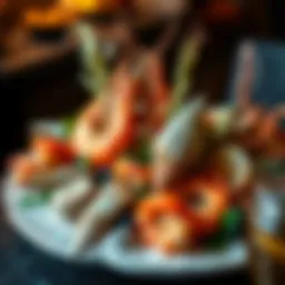 A stunning seafood platter featuring an array of fresh catches.