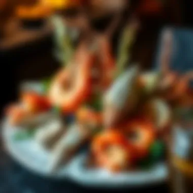 A stunning seafood platter featuring an array of fresh catches.