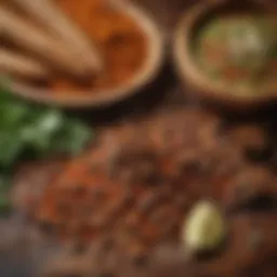Aromatic spices used in Eceme Döner