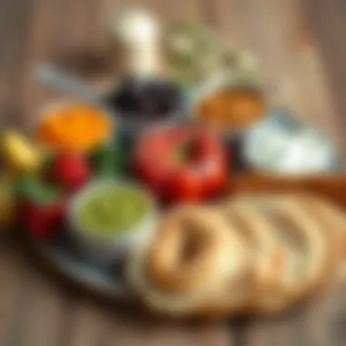 A beautifully arranged plate of nutritious purees suitable for infants