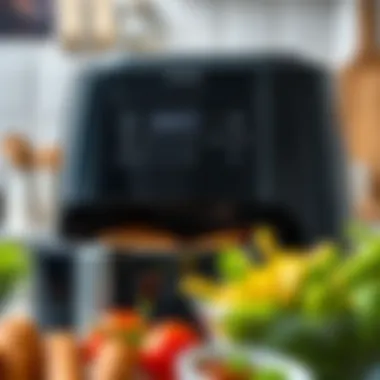 User-friendly interface of Electrolux XXL Airfryer highlighting its intuitive controls