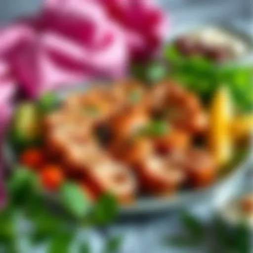 A beautifully arranged plate of succulent kavurma