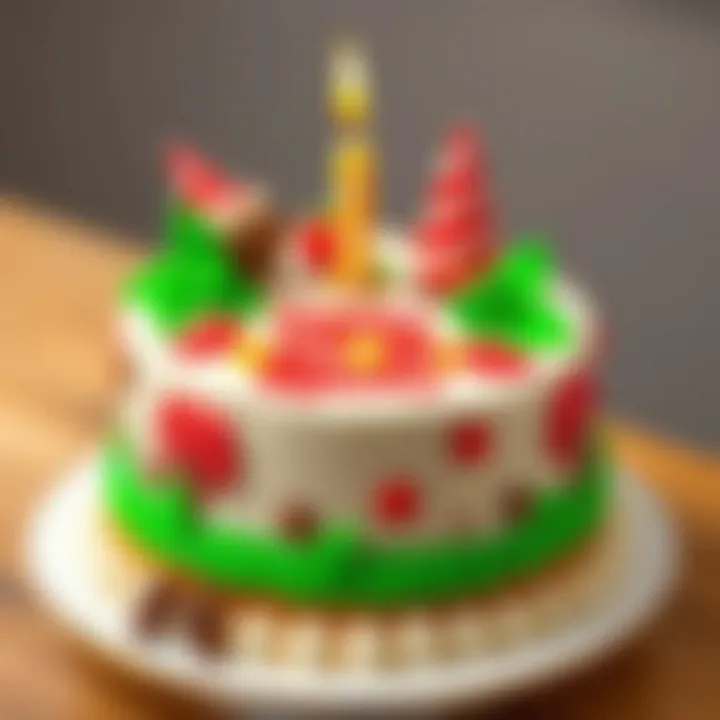 Unique Themed Birthday Cake Themed birthday cake designed for a special occasion.