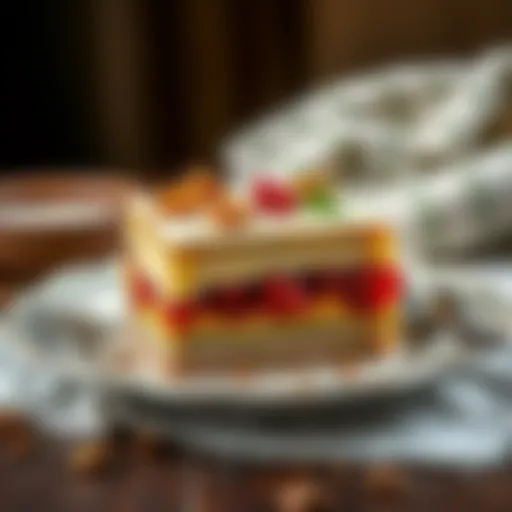 Layers of Erzurum Su Böreği A delicious serving of Erzurum su böreği showcasing its layers