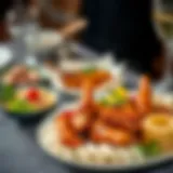 Traditional Turkish dishes served at iftar