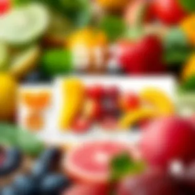 Chart showing fruits with minimal B12 content