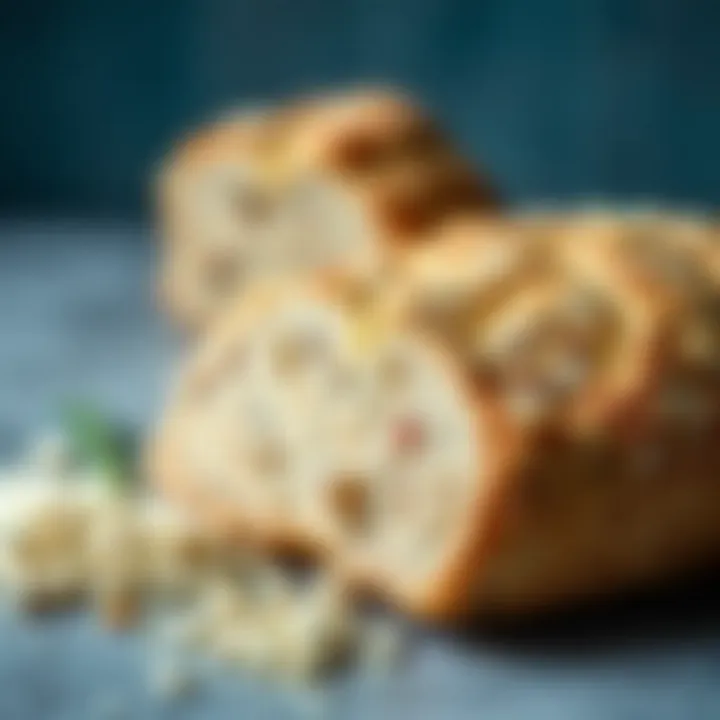 A variety of gluten-containing foods