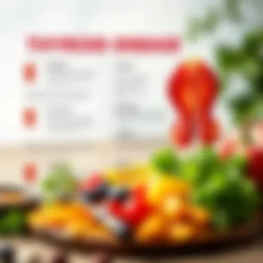 Infographic on thyroid disease and diet