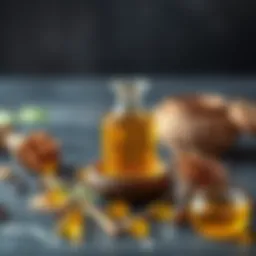 Nourishing hair treatment with natural oils