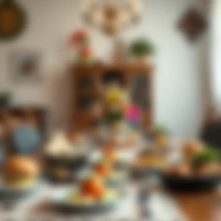A beautifully arranged Hatay dining table showcasing cultural diversity