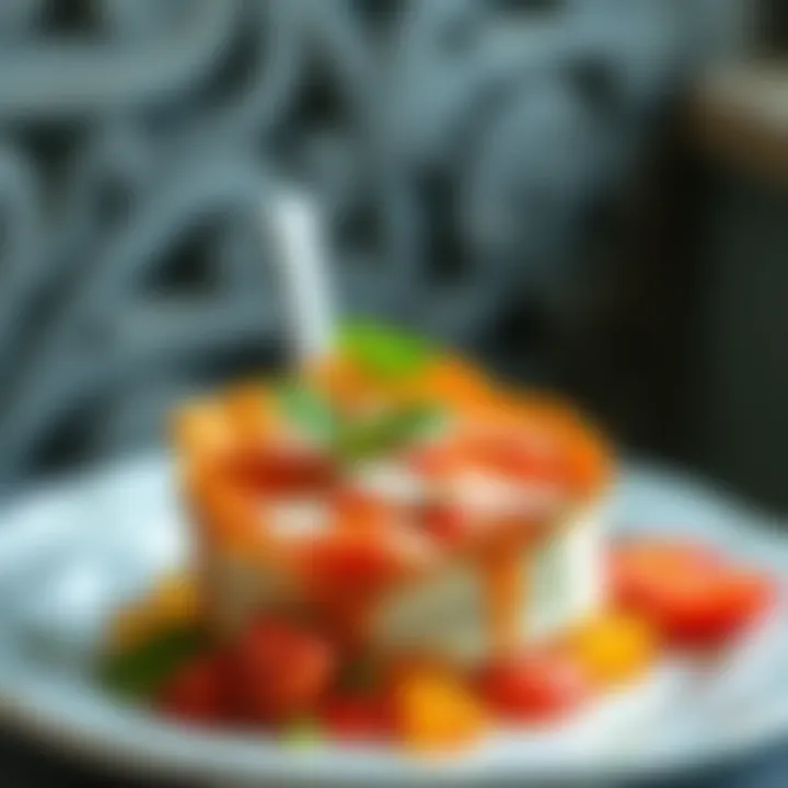 Artful presentation of a signature Hatay dish
