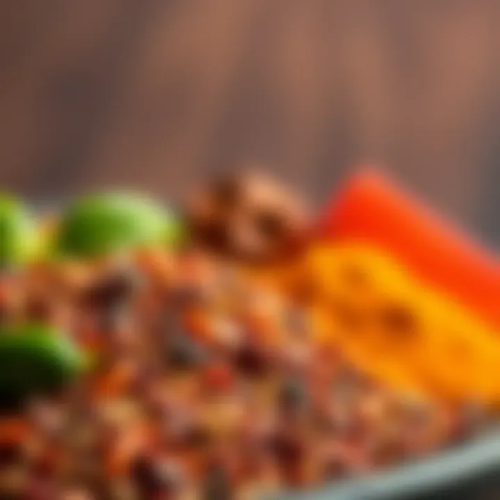 Close-up of vibrant spices used in Hatay cuisine