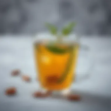 Herbal tea with tea tree extract