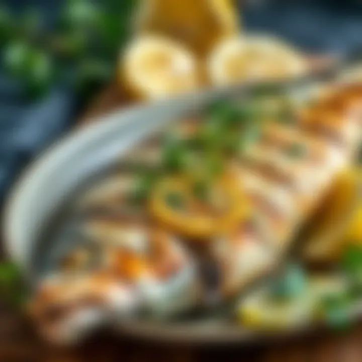 Herbed Grilled Fish for Healthy Dinners Grilled fish with fresh herbs and lemon