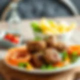 Delicious İzmir Köfte served on a plate