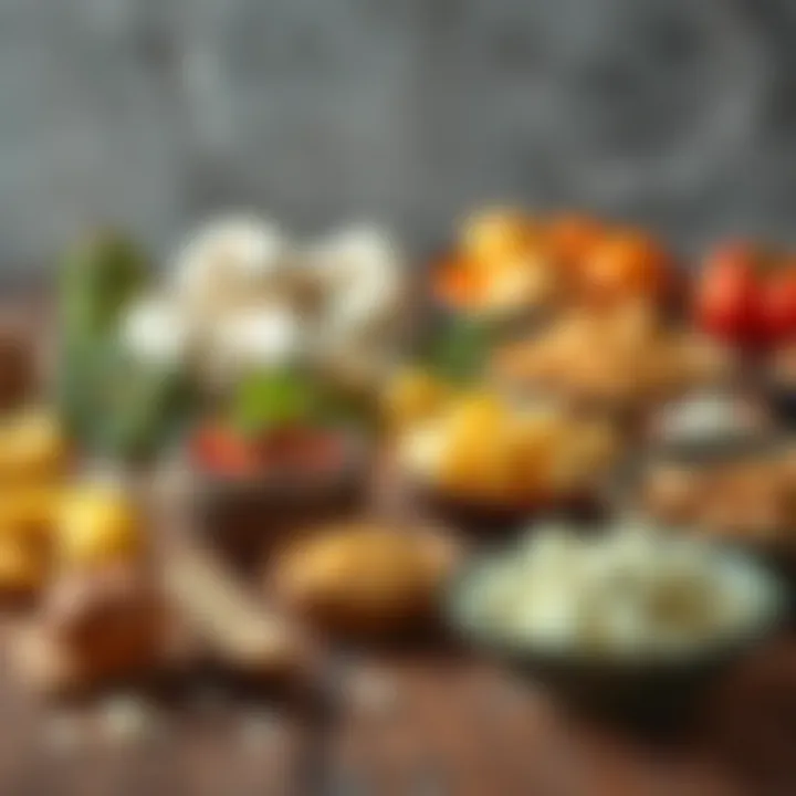 Calcium-Rich Food Sources Sources of calcium-rich foods on a table