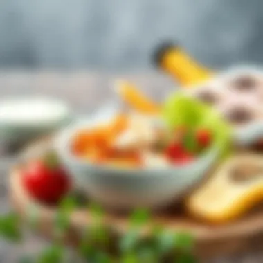 Balanced Diet and Calcium Intake Balanced diet plan highlighting calcium intake